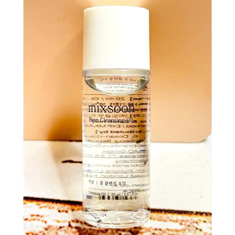 NEW Mixsoon Bean Cleansing Oil Travel Size 0.67 oz 20ml Vegan K-Beauty
